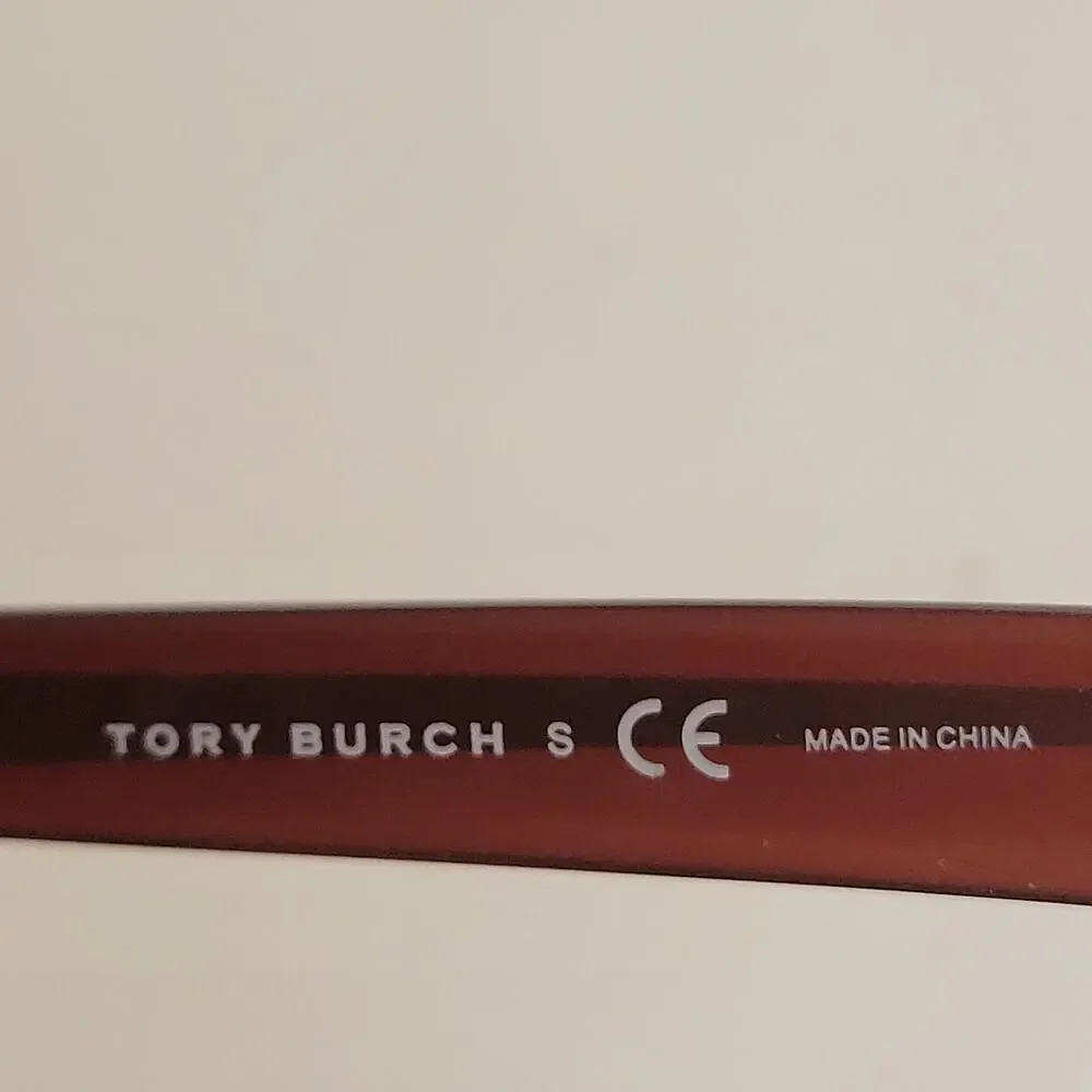 Tory Burch TY 7040 Sunglasses Burgundy Oval Cat Eye 1053/14 57x19x135 w/Case